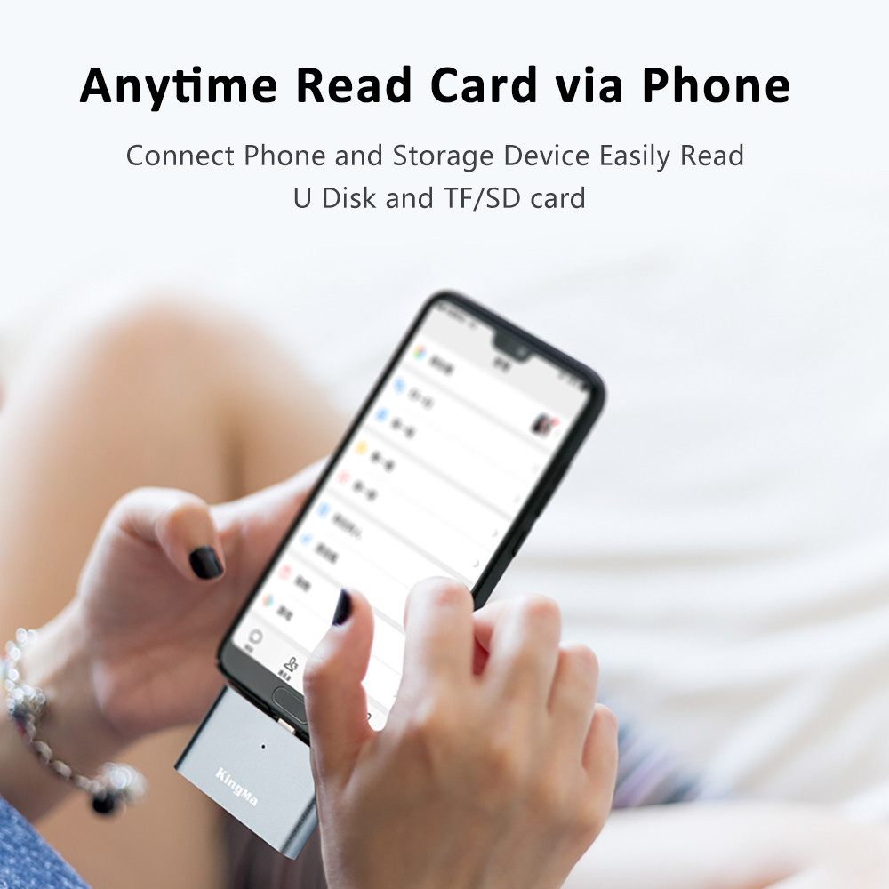 Buy Kingma Type-c Smart Card Reader Support Tf/sd Card For Mobile Phone ...