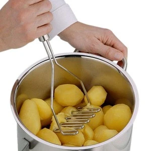 Kitchen Gadgets Stainless Steel Potato Mud Pressure Machine Potatoes Masher Ricer Fruit Vegetable Tools Accessories