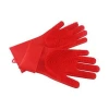 Kitchen Magic Sponge Rubber Dish Brush Microfiber Scrubber Silicone Cleaning Gloves