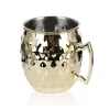 KLP wholesale Home Bar Drinkware 18oz hammered Gilded stainless steel moscow mule mugs