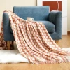 Knitted blanket, sofa blanket, cover blanket, bed end towel blanket, summer office air conditioning blanket