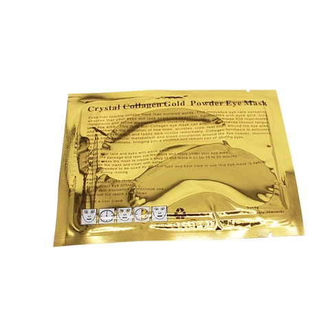 Korean 24K Gold Collagen Crystal France Compressed Korea Face Sheet Eye Mask Gel