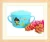 Import Korean Plastic and Stainless Steel Soup Bowl / Noodles Bowl with ears and spoon for Children from China