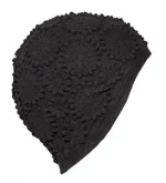 Lady Rubber Carving Fashion Swim Cap  Lady Bathing Cap