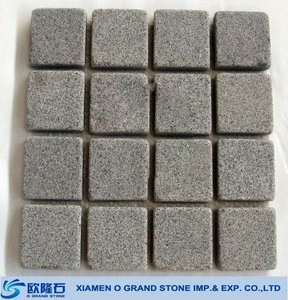 Landscaping stone Chinese granite mesh cobblestone pavers