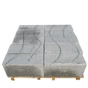 Large Cobblestone Brick Patio Granite G383 Kerbstone Pavers