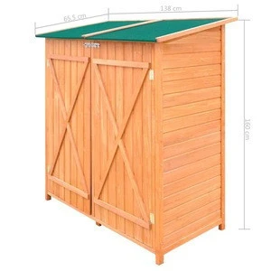 large garden tool shed storage house wooden tool shed
