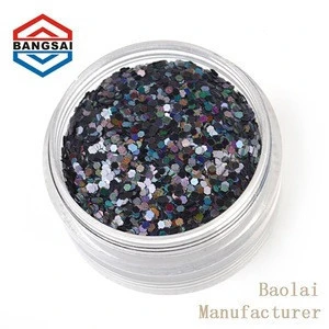 laser bright large silver 40mm round sequin for sewing