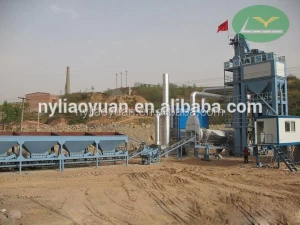 LB800 hot mix asphalt plant in Indonesia 64 ton pe hour