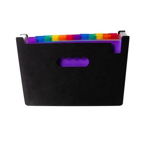 Letter Size 24 Pockets Accordion File Folder Organizer with Colored Tape