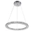 Import lighting modern pendant lights 3 tiered round crystal chandelier led from China