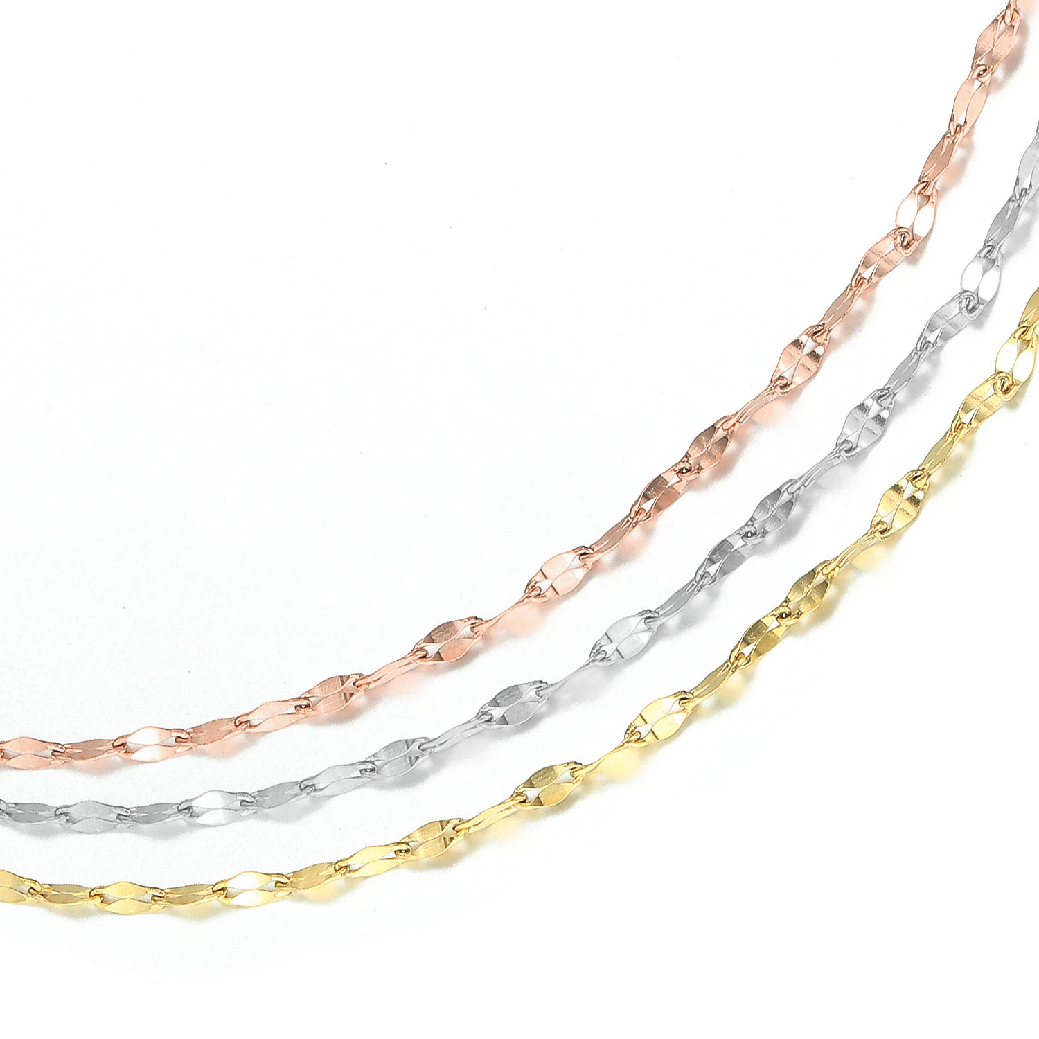 Link Chain Choker Necklace 316L Stainless Steel Trendy Gold Color Chains Necklaces Wedding WOMENS Gift Party Engagement Unisex
