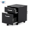 Lockable Filing Pedestal File Cabinets with 2 Drawers 5 Wheels Under Desk Office Furniture