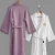 Import long mature luxury cloth women s jacquard chenille bathrobe from China