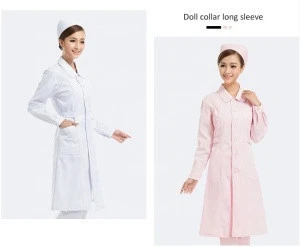 Long sleeve nurse uniform for hospitals