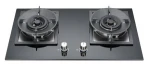 LongBank LB-B7-L9  2 Burners Tempered Glass Gas Cooker Gas Hob Gas Stove