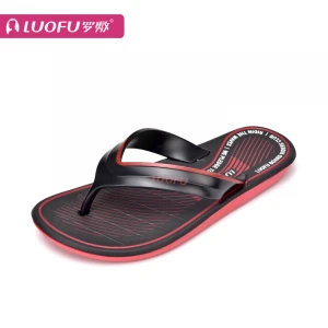 LUOFU 2021 pvc men shoes flip-flops outdoor and indoor bathroom anti-slip slipper customized shoes footwear sandals