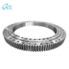 luoyang small crane rothe erde 42crmo4v rubber seal external gear slewing ring bearing