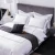 Import Luxury 100% cotton bed sheet bedding sets embroidery 3 line hotel Duvet cover from China