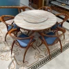 Luxury Dining Table Set Living Room Furniture Table Wooden Top Wooden Dining Table With Chairs Modern
