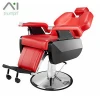 Luxury Hair Beauty Salon Equipment Recling Hydraulic Barber Chair with Footrest