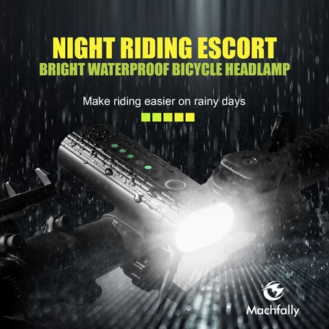 Machfally high brightness rode bike light sensor bicycle front light