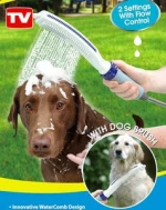 Magic woof Washer Pet Wand Pro Dog Shower Attachment Pet cleaner with brush pet bath groom