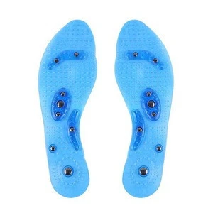 Magnetic therapy magnet foot massage gel insoles promote blood circulation fatigue relieve shoe pads