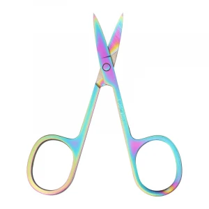Make Up Scissors Private Label Multi Color Eyelash Scissors For Eyelash Extension Tweezers Eyebrow Stainless Steel