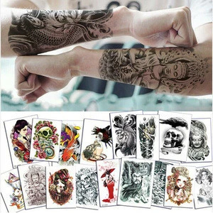 Man Women Ink Sleeve Full Arm Body Temporary Tattoo Sticker