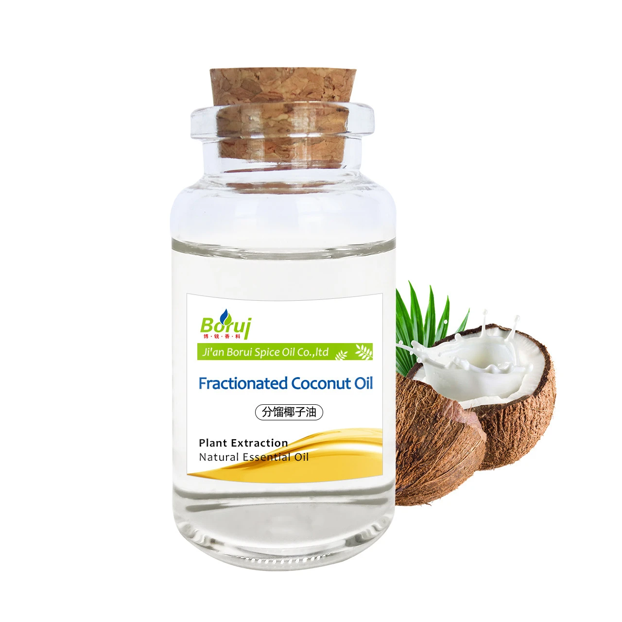 Manufacture wholesale cold press base oil 100% pure organic refined fractionated coconut oil