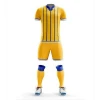 Manufacturer one to order dry fit mesh logo design football kits / soccer uniform