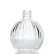 Import Manufacturer Perfume Bottles 50ml Round Ball Embossed Crystal Perfume Glass Bottle with Pump Spray from China