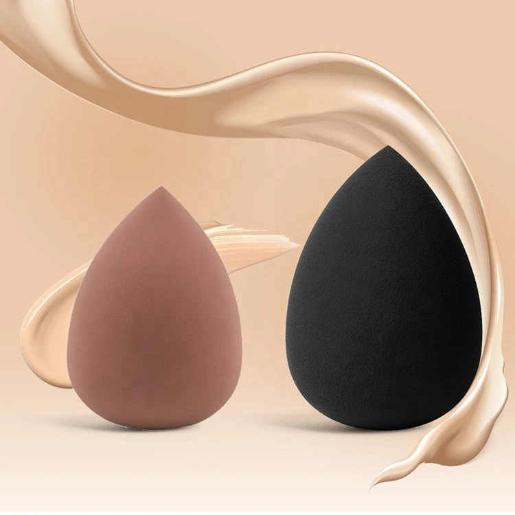 Manufacturers Makeup Sponges Powder Puff Egg Shaped Sponge With Custom Packaging