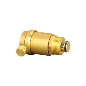 Manufacturers supply brass threaded automatic air vent valve pipe heating exhaust valve