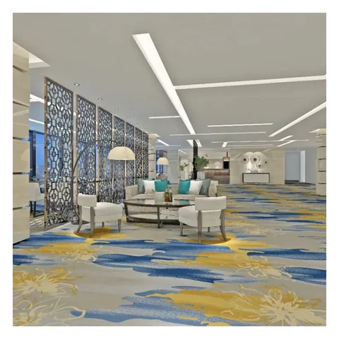 Manufacturing Carpets Factory Hot Sell 100% Nylon Printed Carpet for 5-Star Hotel Lobby
