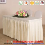 Manufacturing Custom metting room fr table skirt