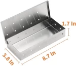 Meat Smokers Box Barbecue Grilling Accessories Smokey Bbq Flavor Stainless Steel Smoker Box