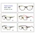 Import men women unisex TR90 Far and near dual-use anti-blue light progressive multi-focus smart zoom reading glasses from China