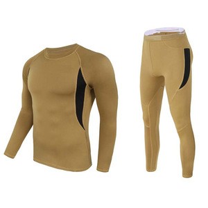 Men&#39;s Outdoor Tactical Clothing Military Sport Long Johns Thermal Underwear Set