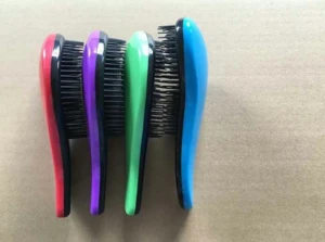 Mendior 2018 new design plastic Hair Brush Anion Antistatic electric Hair Comb