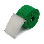 mens Webbing Cotton Canvas Stretchy Belts & Automatic Metal Belt Buckles Wholesale Zhejiang Yiwu