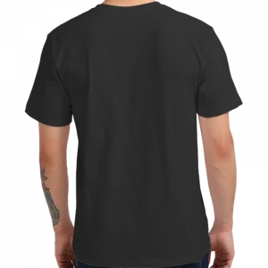 Men&#x27;s Black Plain T-shirt your own Logo Graphic Text Design print Cool T-shirt 100% Cotton Tshirts Custom T Shirt Printing