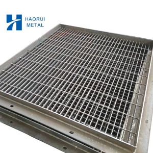 Metal Building Materials Hot Dipped 32 x 5mm Galvanized Steel Grating