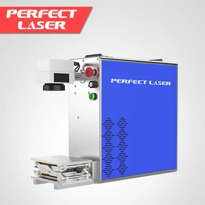 Metal Fiber Laser Marking Machine / Wood Acrylic Plastic Metal Laser Printer For Sale