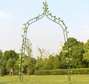 metal garden wedding arch, flower arch