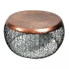 METAL ROUND COFFEE TABLE / MODERN CENTER TABLE / SOFA TABLE
