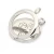 Import Metal stainless steel O Wholesale Flip Flop Color Guard Charm from China