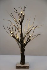 Mini Black branch Frosted Christmas led tree light
