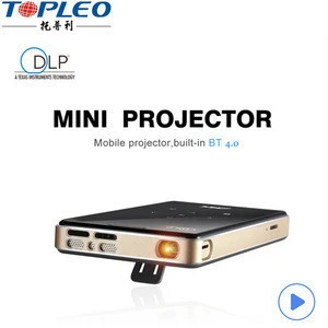 Mini Portable Beam Projector, Enjoy Big Screen for PC, Android and Apple Smart Phone
